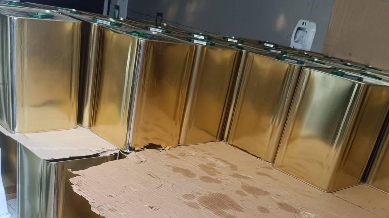 Aydın'da tağşiş zeytinyağı ticareti yapan şüpheliye 1,8 milyon lira ceza
