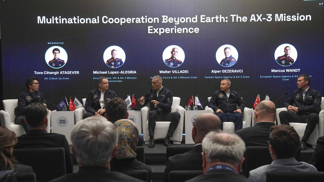 SAHA 2026'da uzayda çok uluslu iş birliğinin önemi konuşuldu