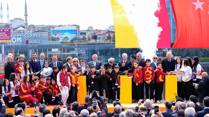 Galatasaray Kulübünün hayata geçireceği Aslantepe Vadisi projesinin temeli atıldı