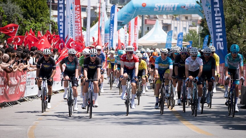 61. Cumhurbaşkanlığı Türkiye Bisiklet Turu'nun 2. etabı tamamlandı