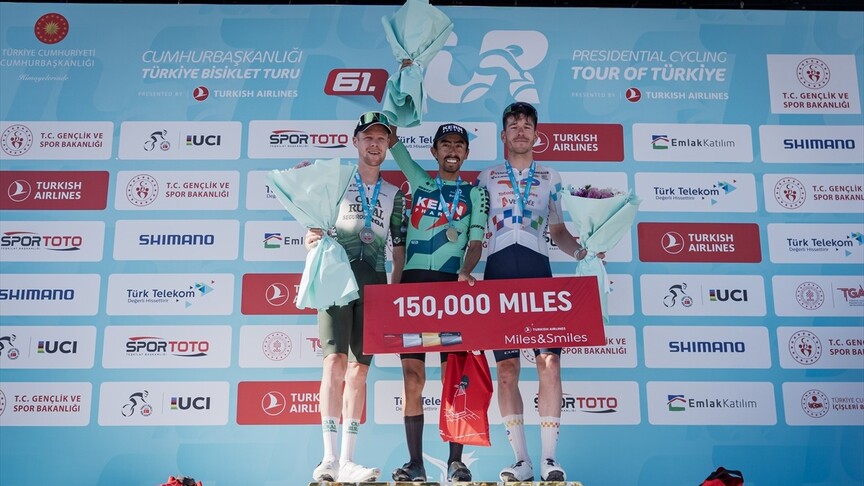 61. Cumhurbaşkanlığı Türkiye Bisiklet Turu'nun üçüncü etabını Sosa kazandı