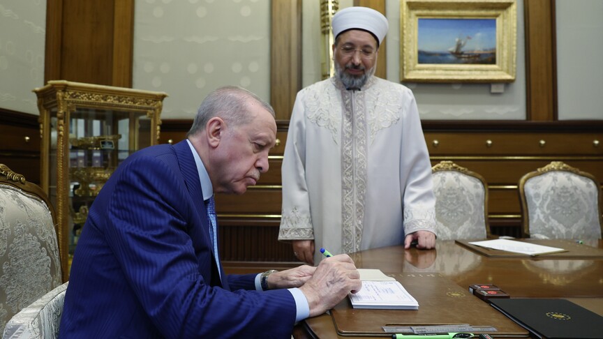Cumhurbaşkanı Erdoğan, Türkiye Diyanet Vakfına kurban bağışında bulundu