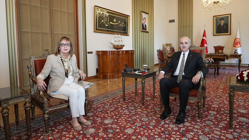 TBMM Başkanı Kurtulmuş, Bosna Hersek'in Ankara Büyükelçisi Colakovic'i kabul etti