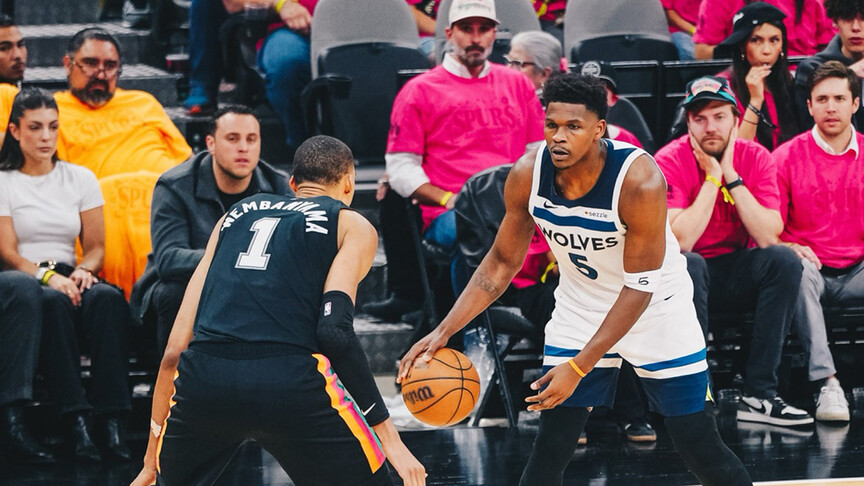 NBA'de Timberwolves, Wembanyama'nın 12 blokla tarihe geçtiği maçta Spurs'ü yendi