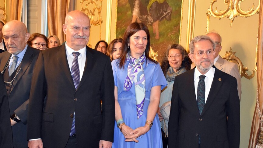 Türk-İtalyan üniversiteleri arasındaki işbirlikleri onuruna Roma'da resepsiyon verildi