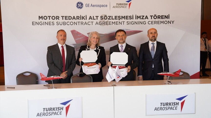 HÜRJET'in F404 motorları için GE Aerospace ile TUSAŞ arasında anlaşma yapıldı