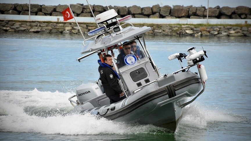 Emniyetin "gemi adamı" adayları Karadeniz'deki eğitimle göreve hazırlanıyor